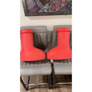 MSCHF Big Red Boots BRB09 Size 10 Red Astro Boy Boots Authentic COA No Box